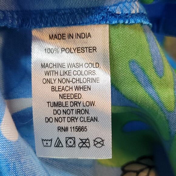 My Hero Academia- Men's Blue Button up short sleeve top- size Large - Picture 7 of 7